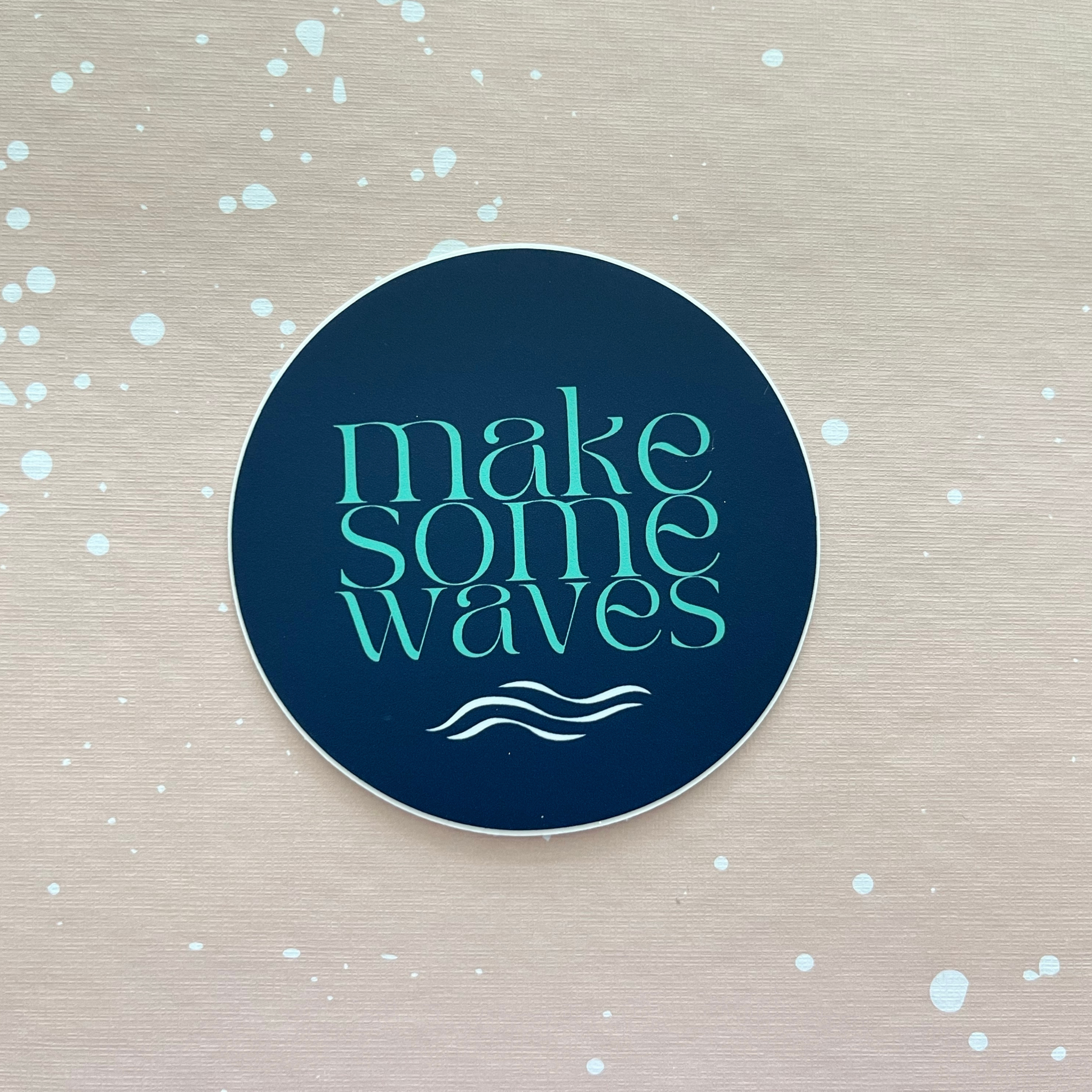 Make Some Waves Sticker